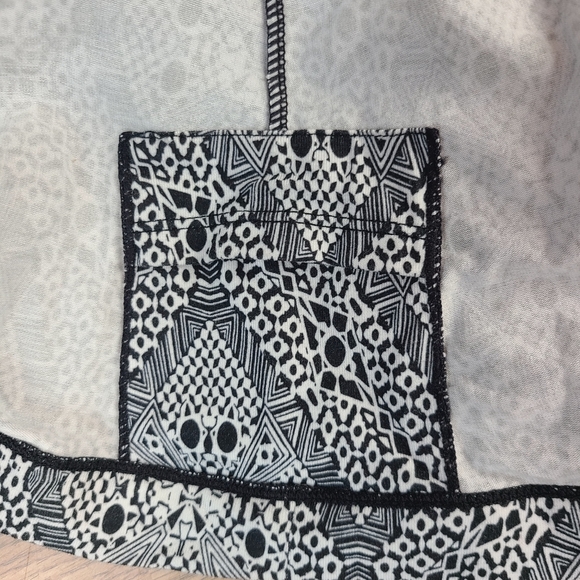 Prana Size Large Faux Wrap dress recycled materials - Picture 3 of 5